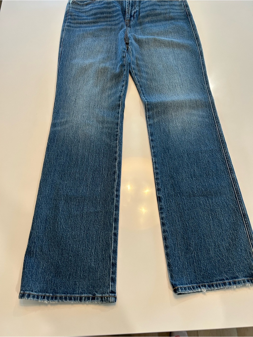 KanCan Wide Leg Jeans in Medium Blue Wash